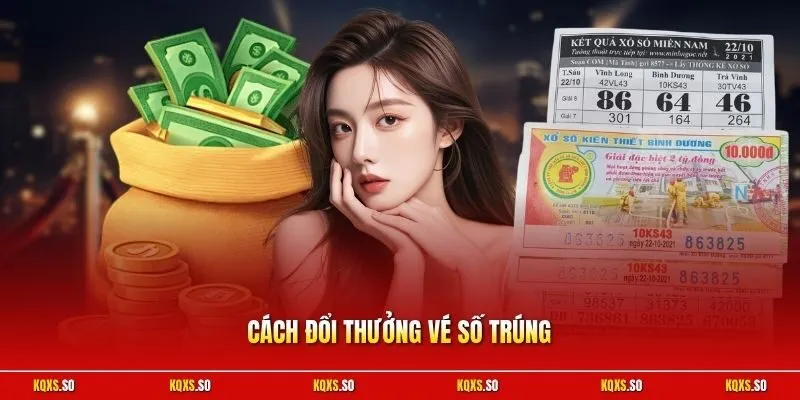 Cách đổi thưởng vé số trúng