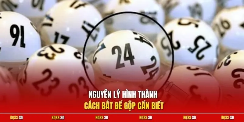 Nguyên lý hình thành cách bắt đề gộp cần biết